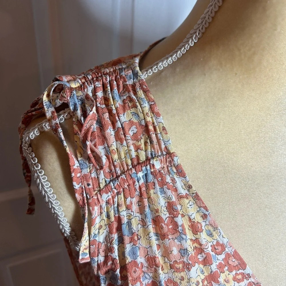 Rails Women’s Constantine Multi Wildflower Sleeveless Midi Dress Size Medium - Picture 8 of 16